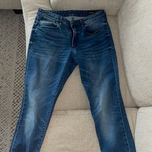 Bonobos Premium Jeans, Size 32 x 34. Athletic slim fit.